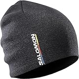 Salomon Graphic Kappe Unisex, Vielseitigkeit, Komfortable Passform, stylisches Design, Deep Black, Einheitsgröße