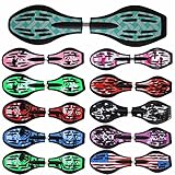 FunTomia Waveboard Original ABEC9 Kugellager inkl. Tasche (Verschiedene Farbdesigns) (Türkis/Flechte)