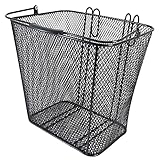 1x Fahrradkorb | Korb für Gepäckträger | Fahrradkorb Gepäckträger | Fahrradkorb hinten | Metall Fahrrad Korb | Bike Basket | Einkaufskorb | 22 Ltr | Red Loon