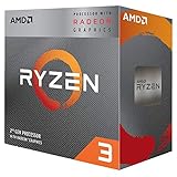 AMD Ryzen 3 3200G Prozessor (Radeon Vega 8 intergrierte Grafik, 4 Kerne/4 Threads, 65W DTP, AM4 Sockel, 6MB Cache, Bis zu 4.0 Ghz max boost Frequenz , wraith stealth Kühler)