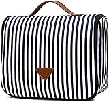 Lnwwrv Toilettentasche, Reise-Make-up-Tasche, hängende Toilettentasche, Kosmetikaufbewahrungstasche mit Haken, geeignet für Reisen und die Nutzung im Badezimmer