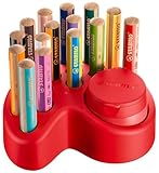 STABILO - Premium-Tischset - woody 3 in 1-15er Pack - 10x woody 3 in 1, 2x woody 3 in 1 Pastel, 3x woody 3 in 1 duo, 1x Dosenspitzer, 1x Tischset