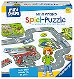 Ravensburger ministeps 04192 Mein großes Spiel-Puzzle: In der Stadt, Bodenpuzzle mit vielen kreativen Spielmöglichkeiten, Spielzeug ab 18 Monate