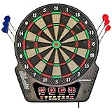 HUDORA 77034 Unisex Erwachsene Elektronik-dartboard Led 4 Darts, bunt, für max. 16 Spieler EU