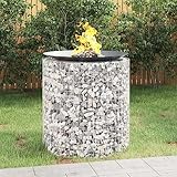Kangmusi Gabionen-Feuerstelle ? 100 cm Verzinktes Eisen, kangmusi153561