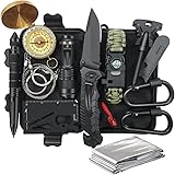 Geschenke für Männer Partner Papa - Survival Kit Geburtstagsgeschenk Geschenkideen für Ehemann Vater Sohn Teenager, Überlebensausrüstung für Outdoor Camping Abenteuer