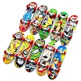 TOPWAYS® Fingerskateboard Mini Skateboard, Finger Spielzeug Ideal für Weihnachten Mitgebsel, Kleinspielzeug Mix Beutel Kindergeburtstag, Party Favours, Zufällig 6stücke