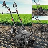 BRAST Motorhacke Gartenfräse Elektro | 1200-1500 Watt | 36-45cm Arbeitsbreite | 3 Modelle | Schutzblech Antiblockierkupplung & Sicherheitsschalter | für kleine bis große Grundstücke | BRE-AF 1200