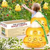 Wespenfalle, ungiftig, wiederverwendbar, gelbe Jacke und Hornissenfänger, Orange