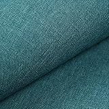 Heko Panels Stoff Meterware Torino Stoffe Zum Nähen Möbelstoff Polsterstoff Möbelstoffe Bezugsstoff Für Möbel Stühle Ecksofa Eckbank Sofa Blickdicht Petrol