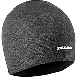 Salomon Salomon Kappe Unisex, Klassischer Look, wärmend, stylisches Design, Deep Black, Einheitsgröße