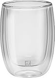ZWILLING Sorrento Doppelwandige Kaffee-Gläser, 2x200 ml, Borosilikatglas, Thermogläser, hitzebeständig, 2-tlg