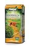 Rindenmulch Dekor 50 Liter Goldgelb Garten Deko-Mulch Dekormulch Plantop Gelb