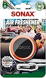SONAX Air Freshener Havana Love (1 Stück) Lufterfrischer mit karibisch fruchtigem Duft und langanhaltendem Dufterlebnis für den Fahrzeuginnenraum | Art-Nr. 03680410, Orange