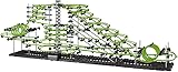 1155 PCS Level 3–8 Kugelbahn Achterbahn-Bausatz – 820+ Teile Leuchtende Marble Run mit Stahlkugeln, Luminous Rail Maze Konstruktionsspielset, STEM Baukasten für Erwachsene