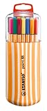 STABILO - Fineliner - point 88-20er Zebrui mit Hängelasche - mit 20 verschiedenen Farben