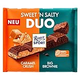 Ritter Sport Schokolade Caramel Crisp & Big Brownie, 281 g