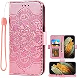 Asuwish Handyhülle für Samsung Galaxy Note 5 Hülle mit Kartenfach Klappbar Leder Geldbörse Ständer Note5 Notes 5s Five SM-N920T SM-N920A SM-N920V SM N920A Handy Hüllen Schutzhülle Phone Case Roségold