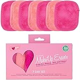 7 Reinigungstücher - MakeUp Eraser - wieder-verwendbar, Set Abschminkpads waschbar, Reinigungspads, Waschpads, waschbare Kosmetikpads