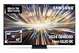 Samsung Neo QLED 8K QN800D Fernseher 75 Zoll, Samsung TV mit Neo Quantum HDR 8K+, Neural Quantum 8K AI Gen2 Prozessor, 8K AI Upscaling, Smart TV, KI TV, GQ75QN800DTXZG, Deutsches Modell [2024]