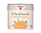 Alpina Farbenfreunde – Nr. 04 Fuchsorange – Wandfarben speziell für Kinderzimmer – frei von konservierungs- und lösemittelfrei – für ein gesundes und behagliches Raumklima – 2,5L